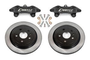Chevrolet Corvette Brake Kit - BMR Suspension - Solid Rotors + Black Calipers - Black - `14-`19